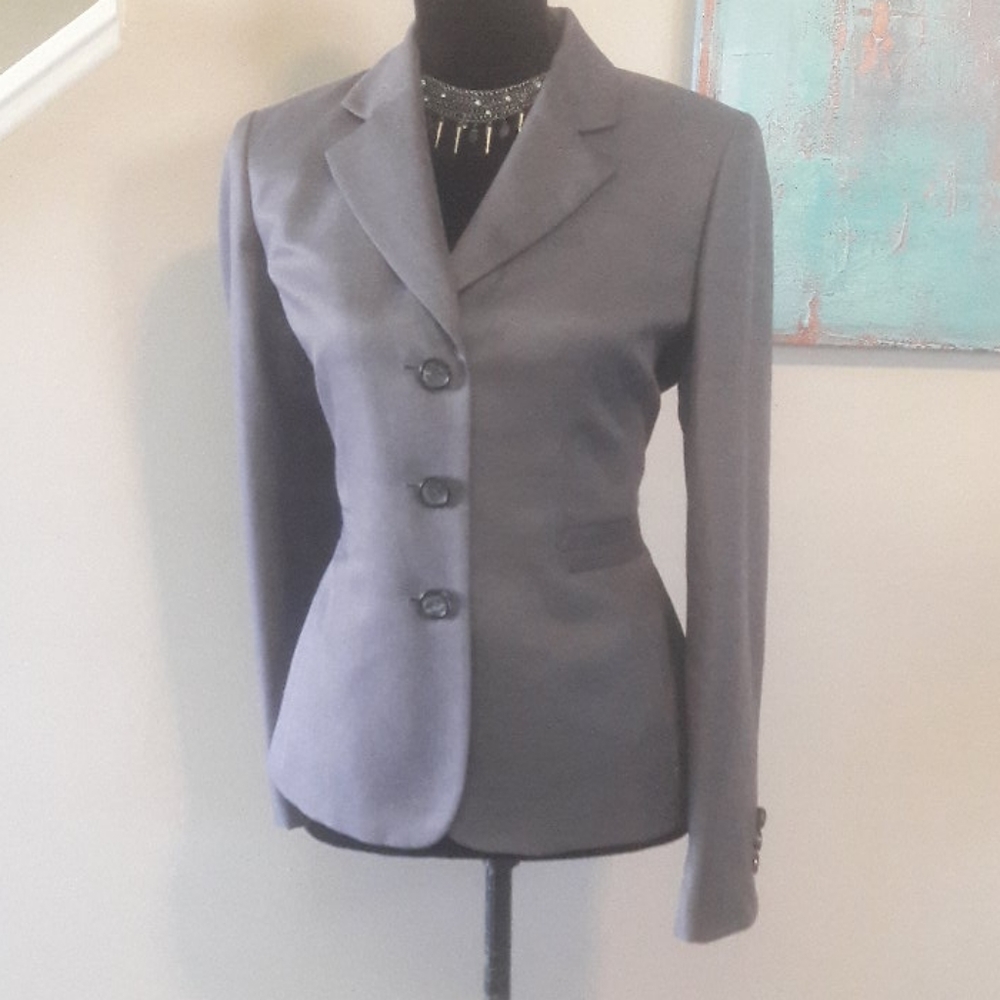 Jones New York/ Grey/ Career Blazer - Picture 6 of 11